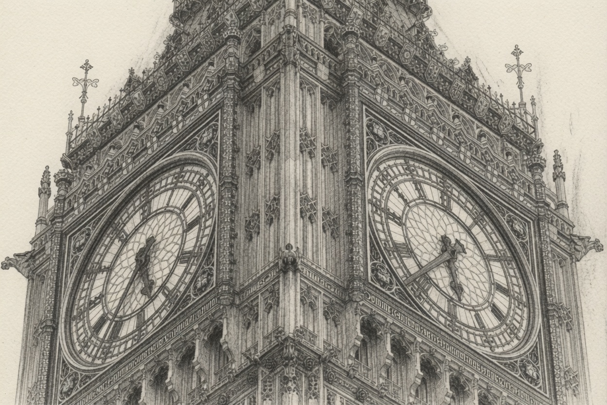 Realistic pencil sketch artwork